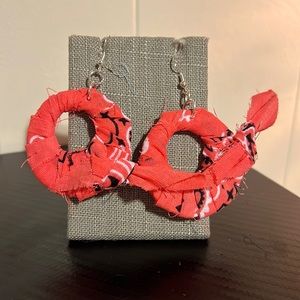 bandanna earrings